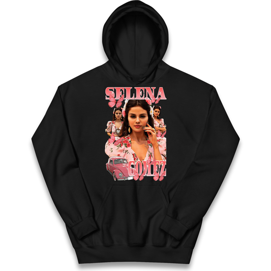Selena Gomez Pink kids hoodie