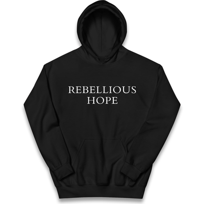 Rebellious Hope Embroidered kids hoodie