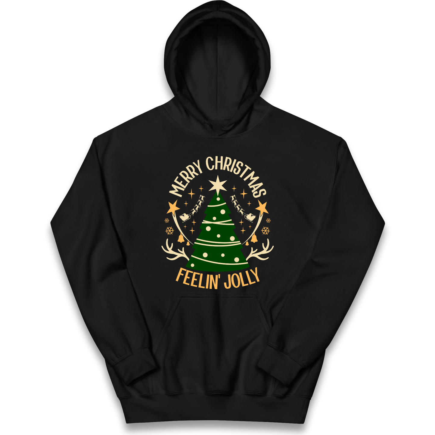 Merry Christmas Feeling Jolly Christmas kids hoodie