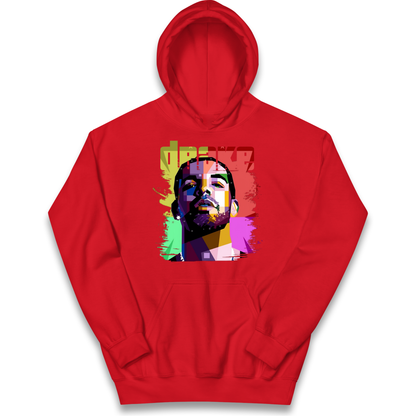 Drake Multi Colour Kids Hoodie