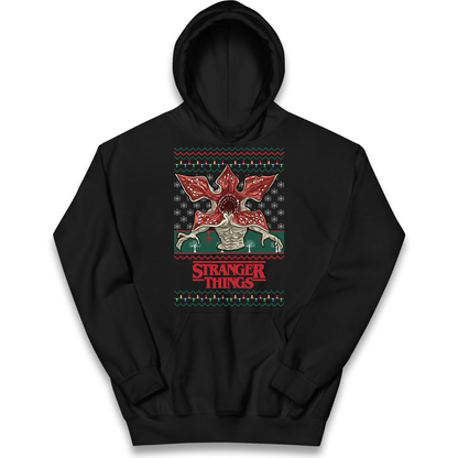 Demogorgon Christmas Kids Hoodie