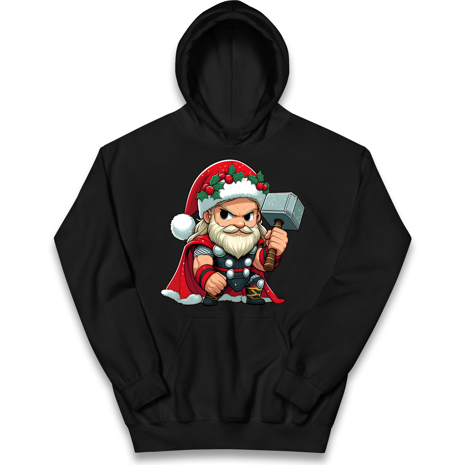 Thor Santa kids hoodie