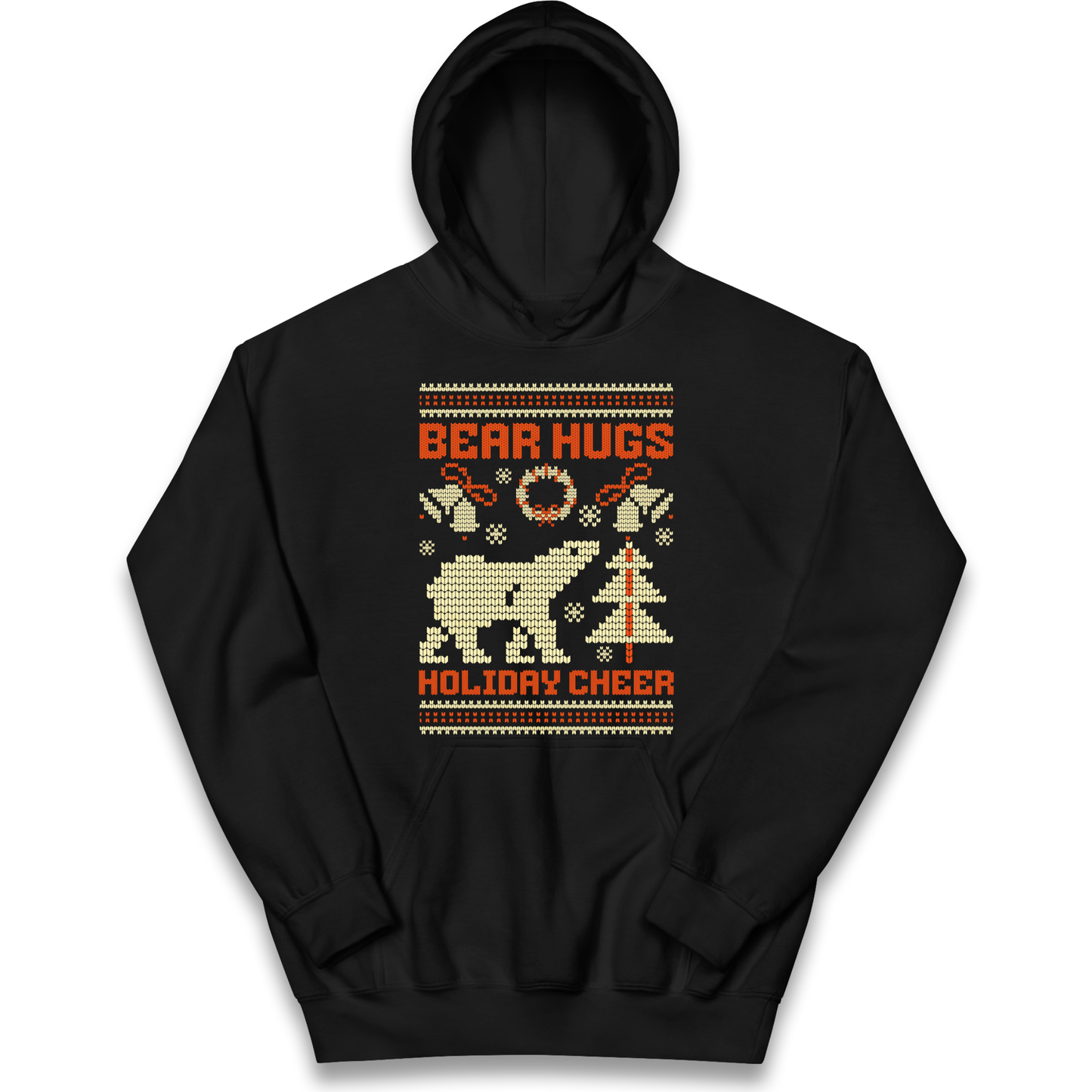 Bear Hugs Holiday Cheer kids hoodie