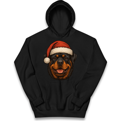 Rottweiler Christmas Kids Hoodie