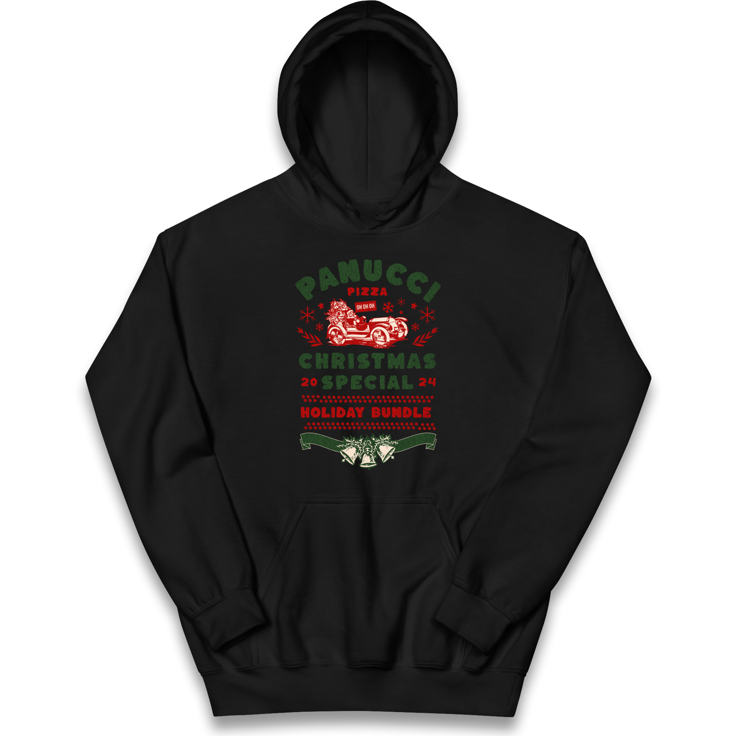 Panucci Pizza Christmas Special Christmas kids hoodie