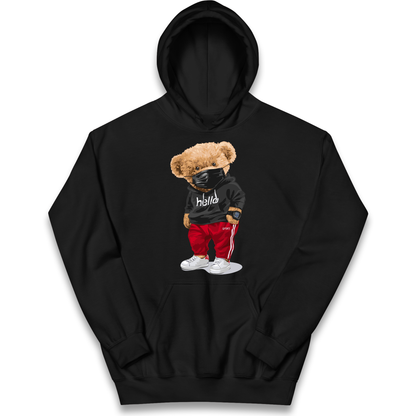 Teddy Bear Hello Streetwear kids hoodie