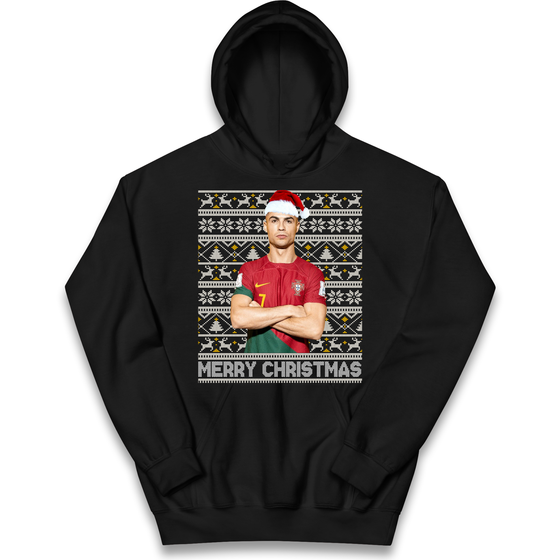 Merry Christmas Ronaldo kids hoodie