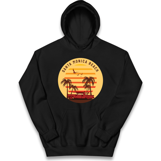 Santa Monica Beach kids hoodie