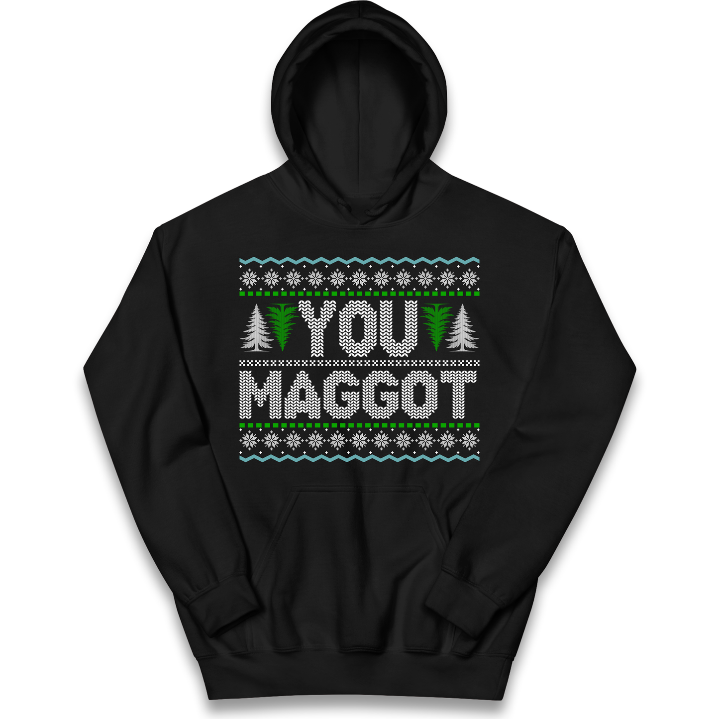 Christmas jumper kids hoodie