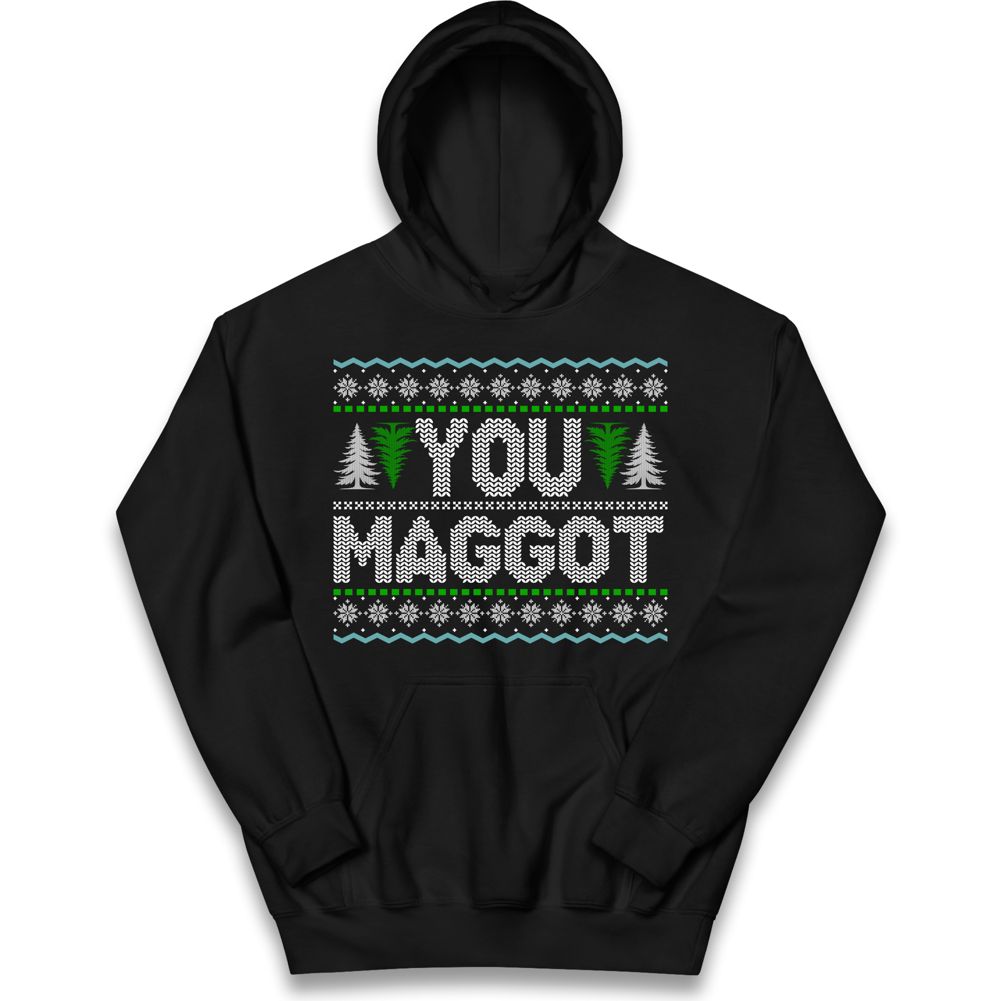 Christmas jumper kids hoodie