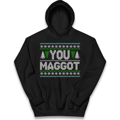 Christmas jumper kids hoodie