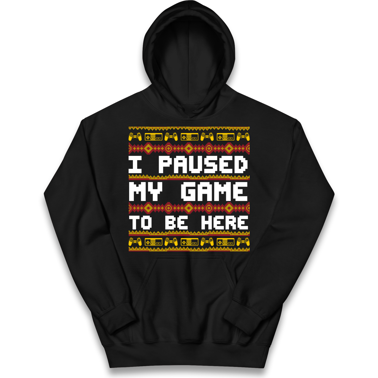 Paused My Game Kids Hoodie