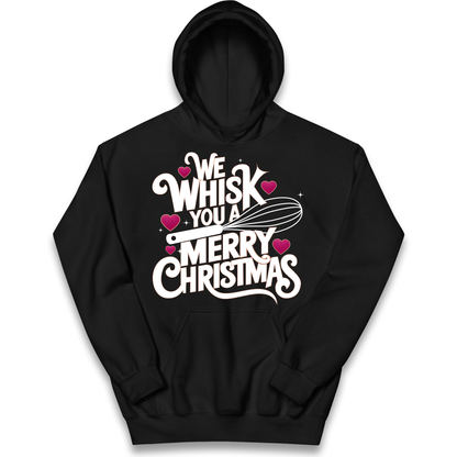 We Whisk You a Merry Christmas kids hoodie