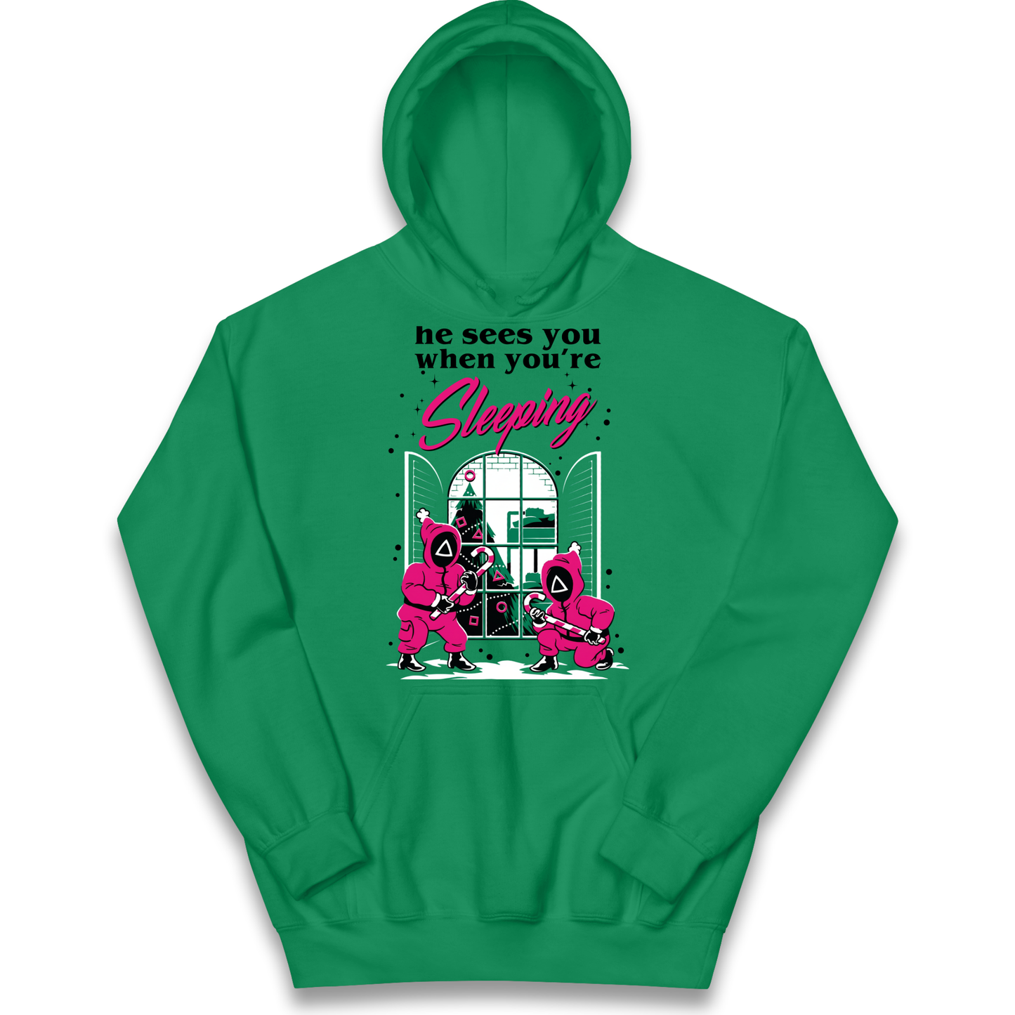 Squid Games Xmas Kids Hoodie