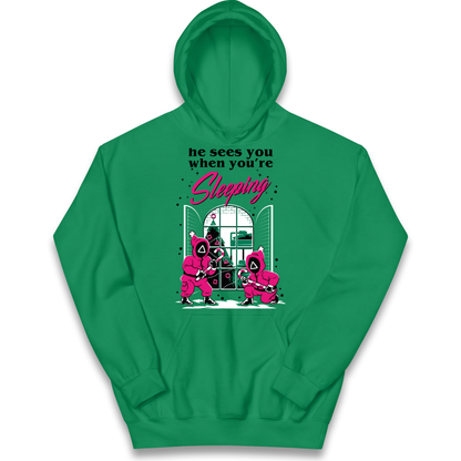 Squid Games Xmas Kids Hoodie