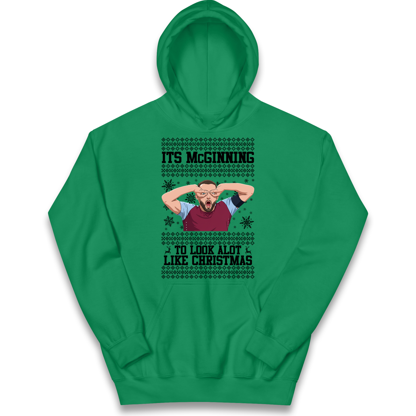 John McGinn Christmas Kids Hoodie
