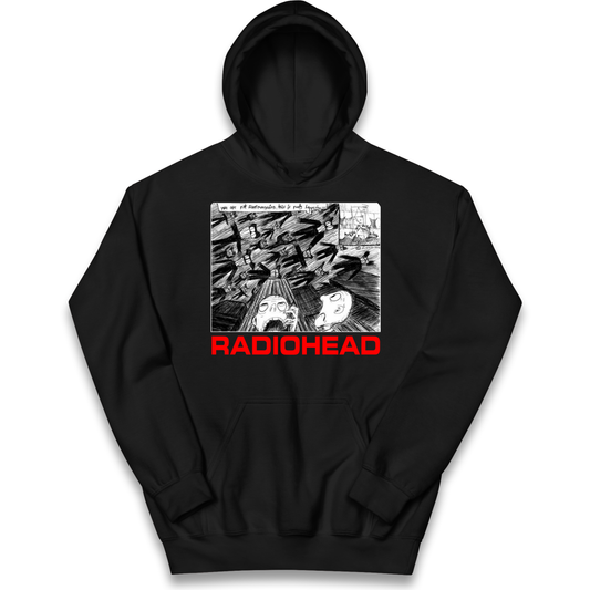 Radiohead We Are Not Screaming kids hoodie