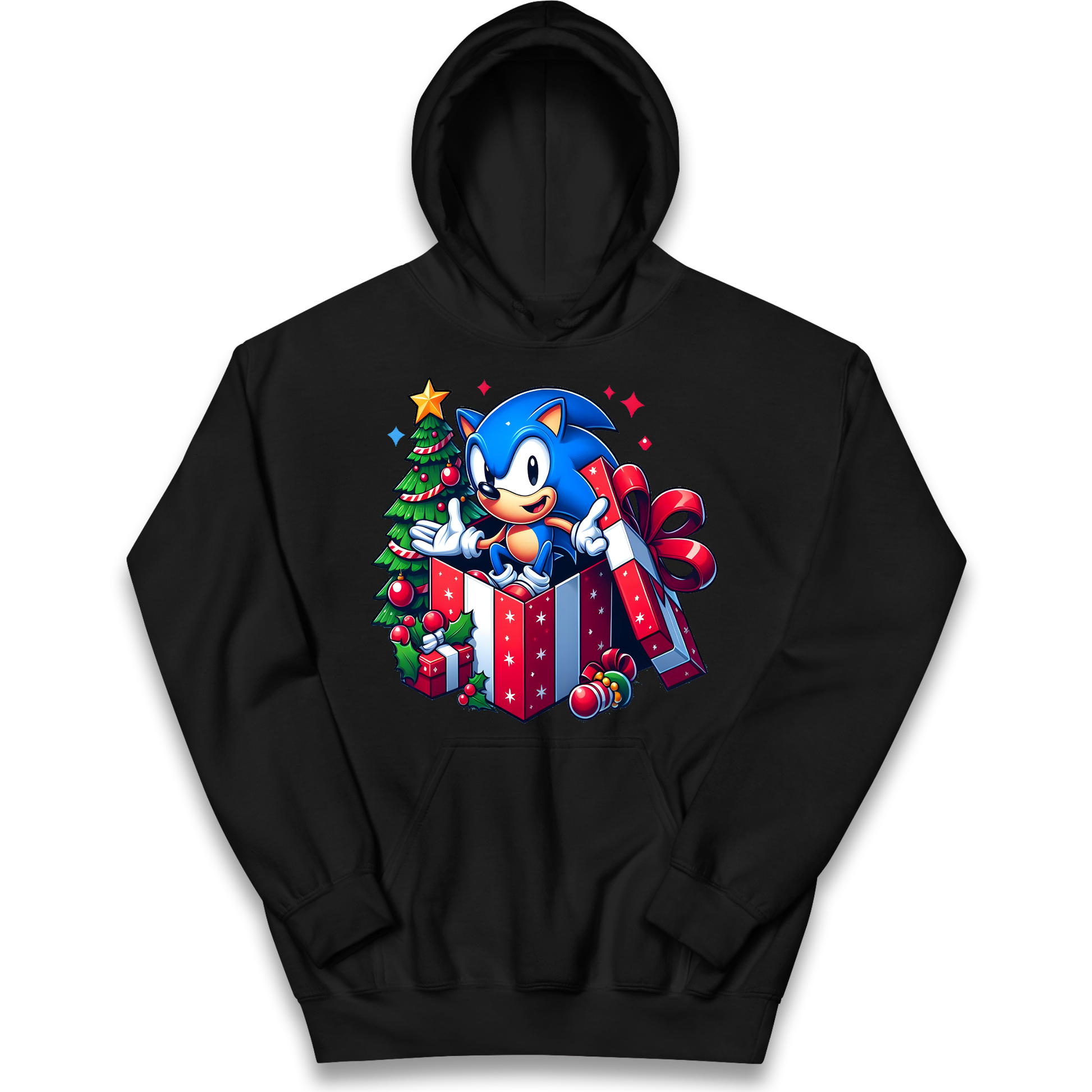 Sonic The Hedgehog Christmas kids hoodie