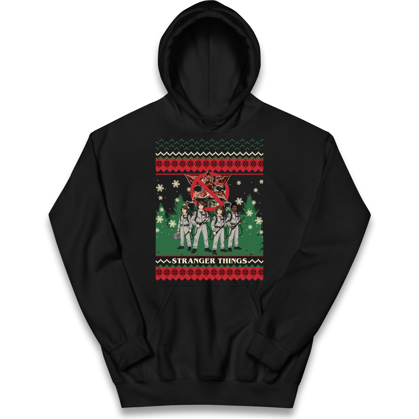 Stranger Things Demogorgon Christmas Kids Hoodie