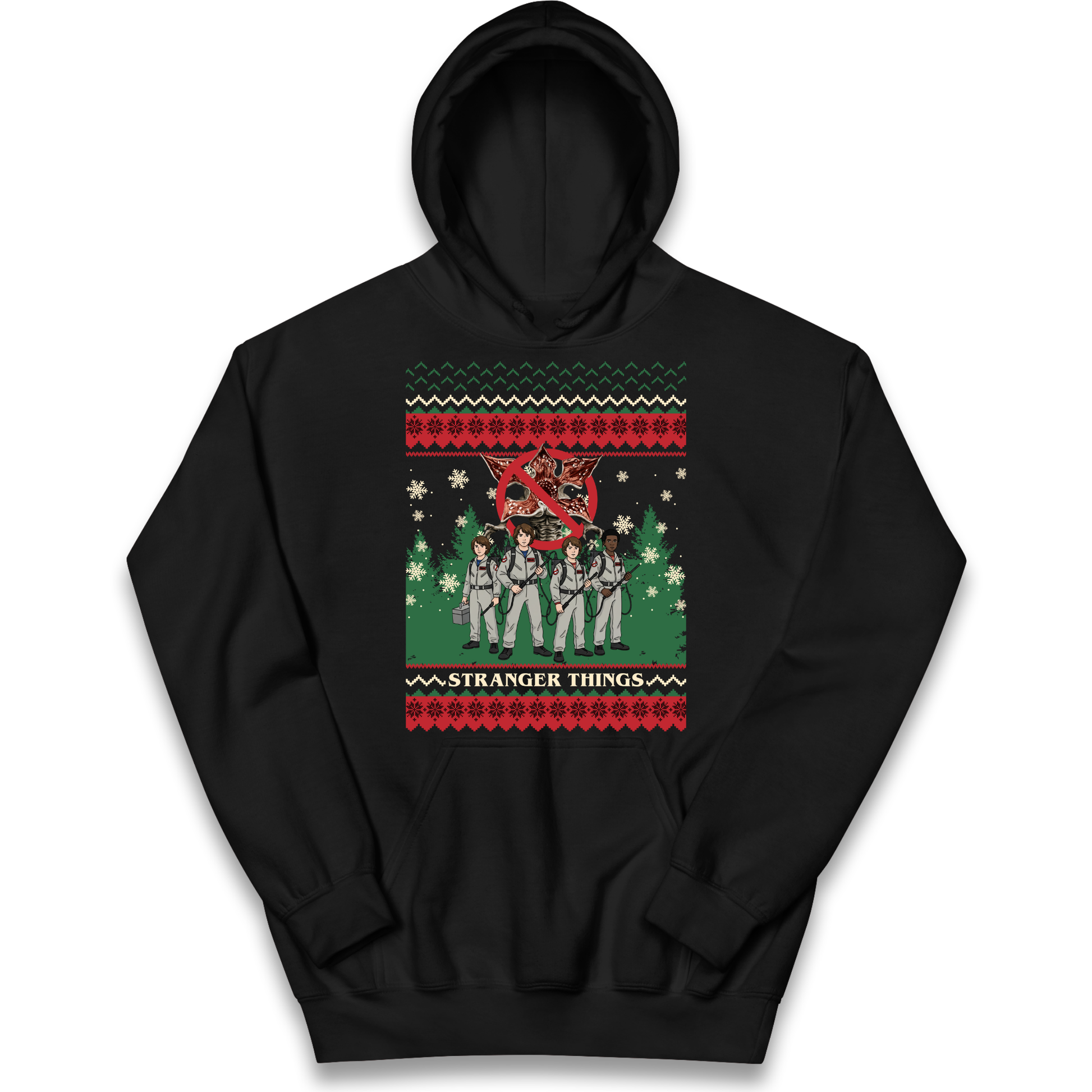 Stranger Things Demogorgon Christmas Kids Hoodie