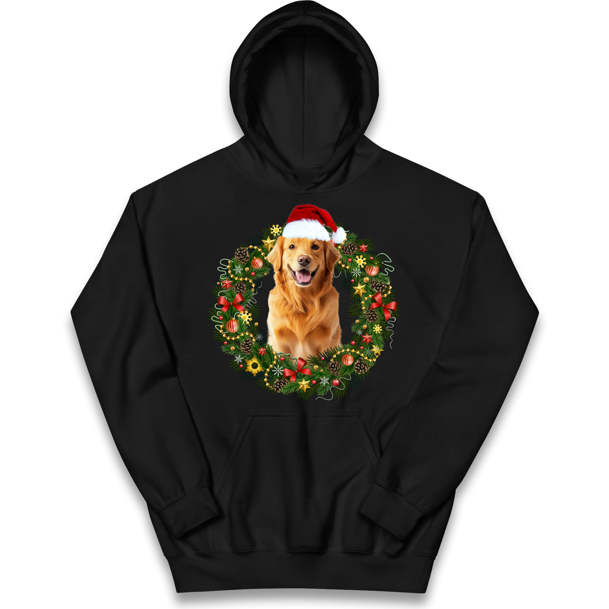 Dog Christmas kids hoodie