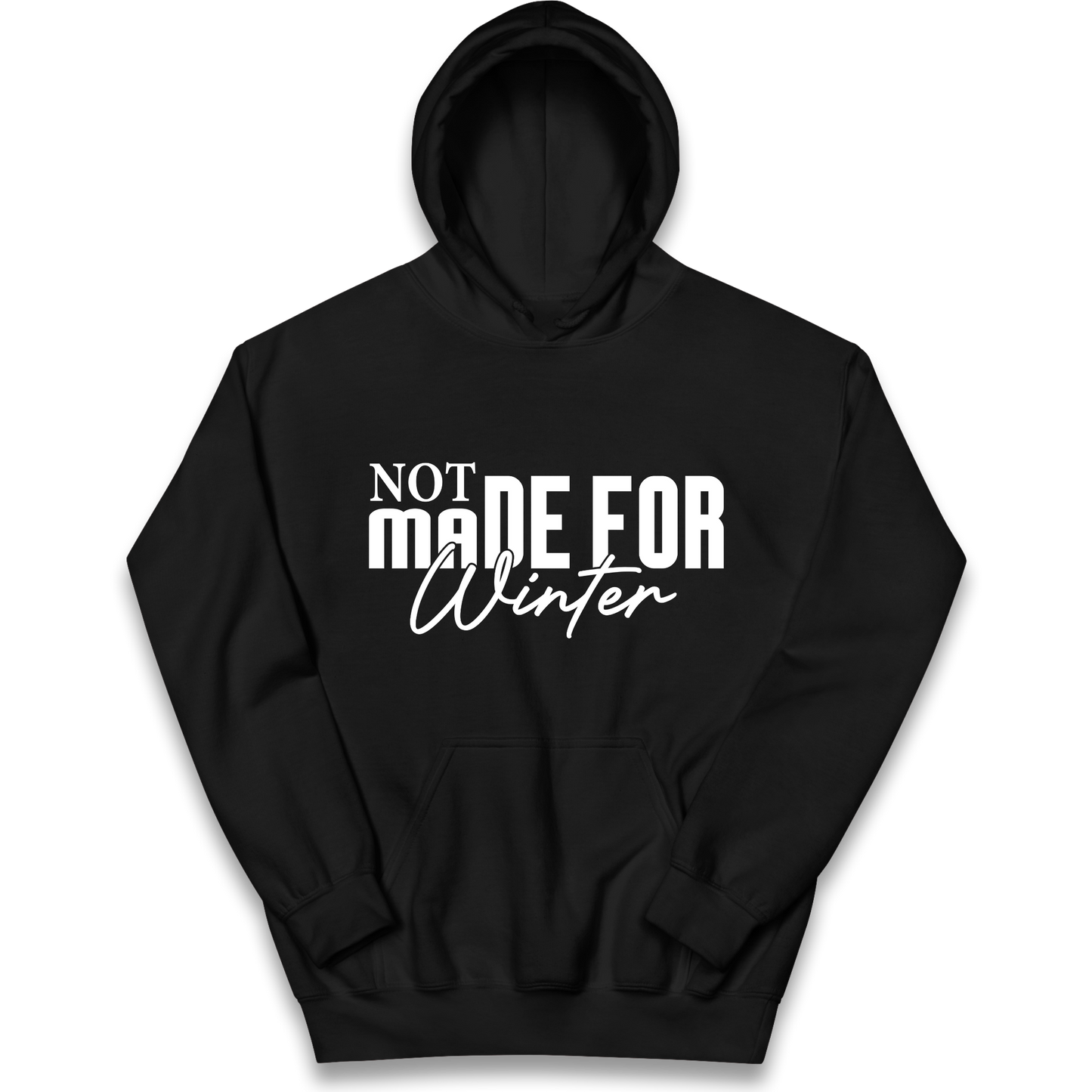 Not Made For Winter Christmas kids hoodie