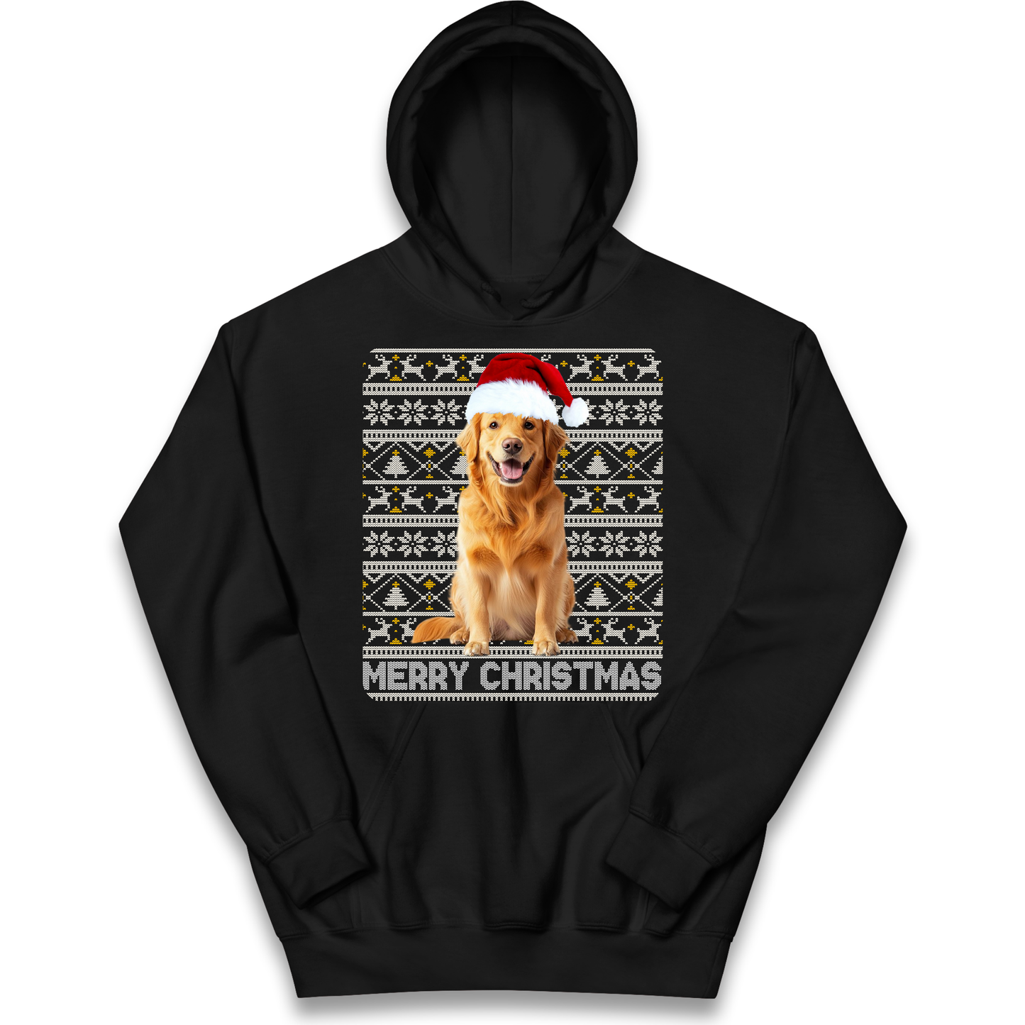 Merry Christmas Dog kids hoodie