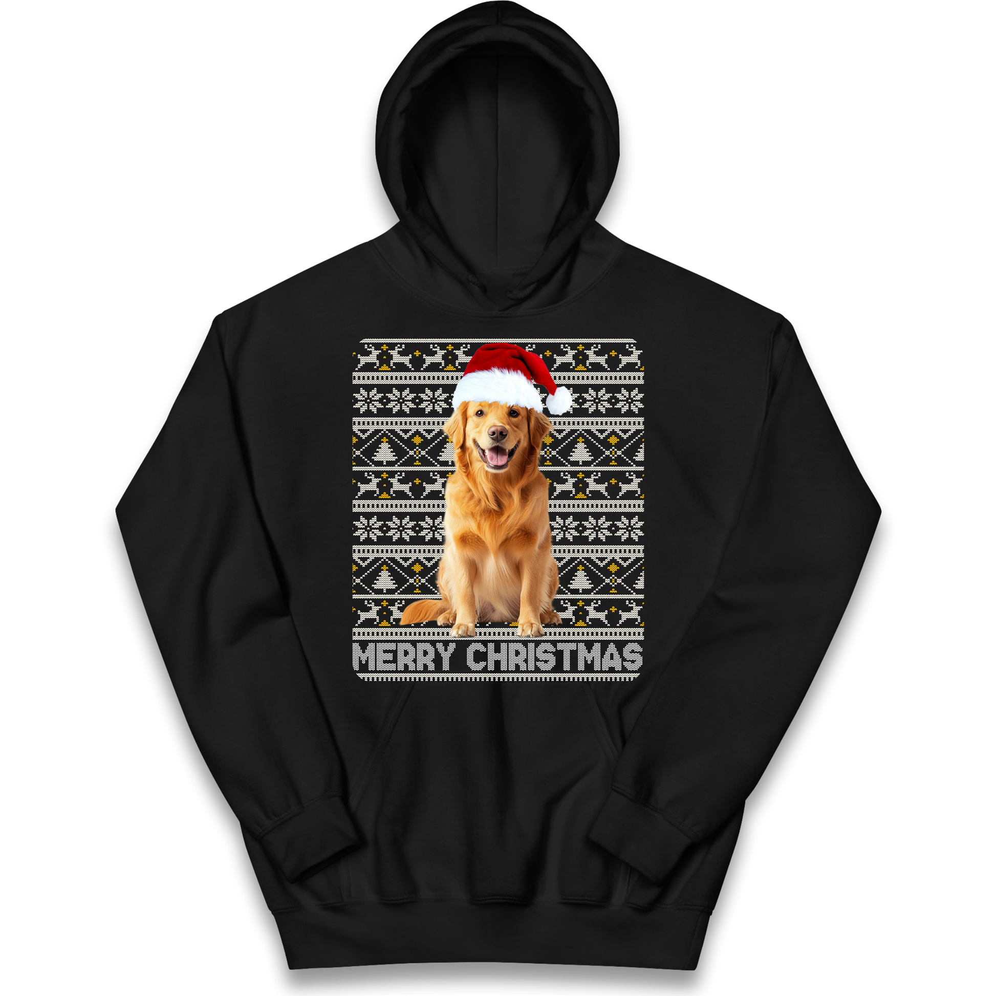 Merry Christmas Dog kids hoodie