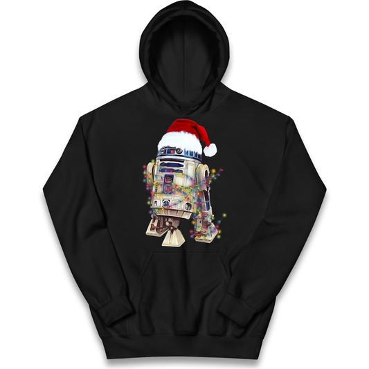 R2D2 Christmas Santa Christmas kids hoodie