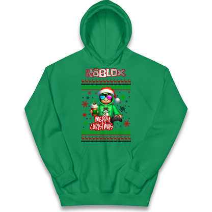 Roblox Merry Christmas Kids Hoodie