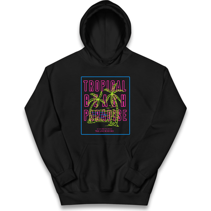 Tropical Beach Paradise kids hoodie