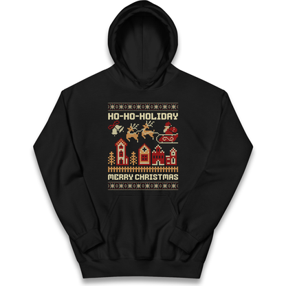 Have Yourself a HO HO HOLIDAY Christmas kids hoodie