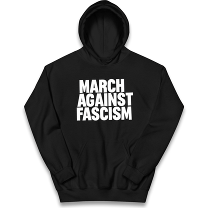 March Against Fascism kids hoodie