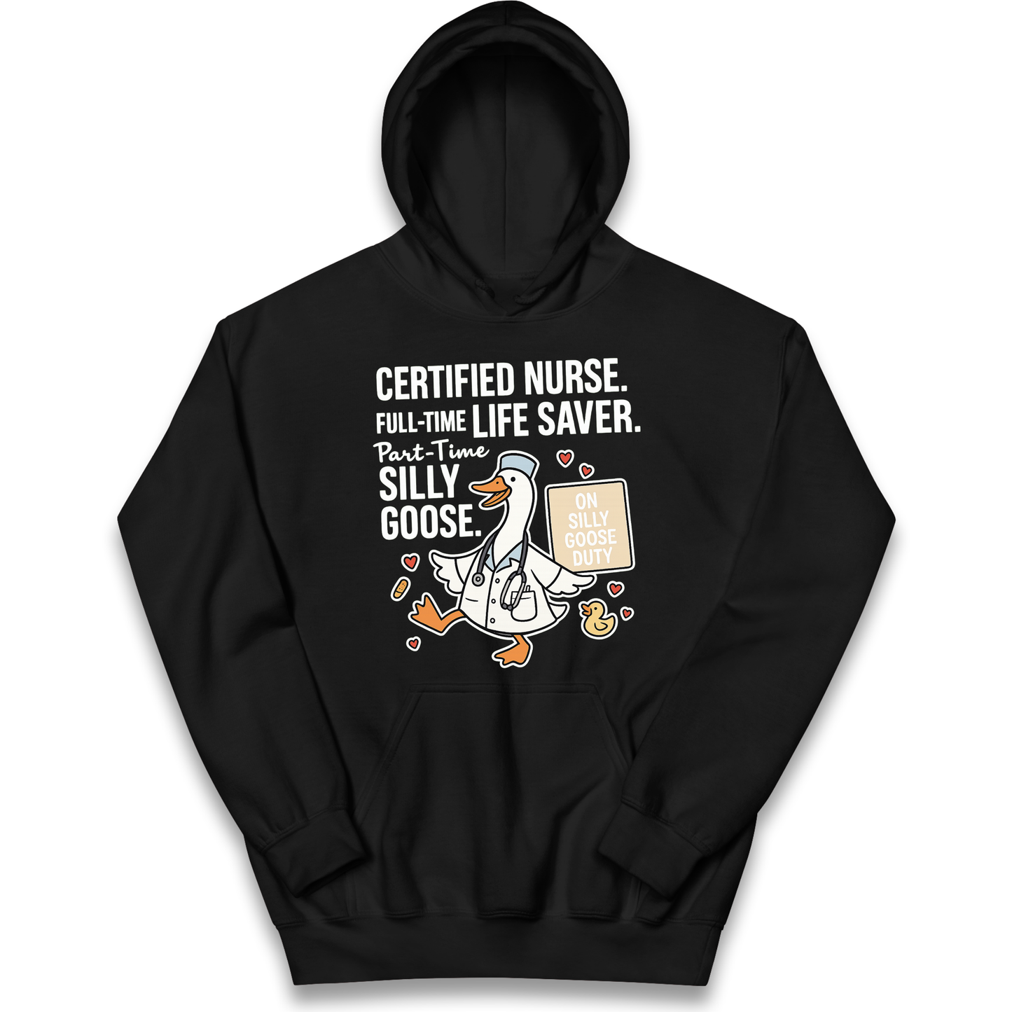 Full Time Nurse Part Time Silly Goose kids hoodie