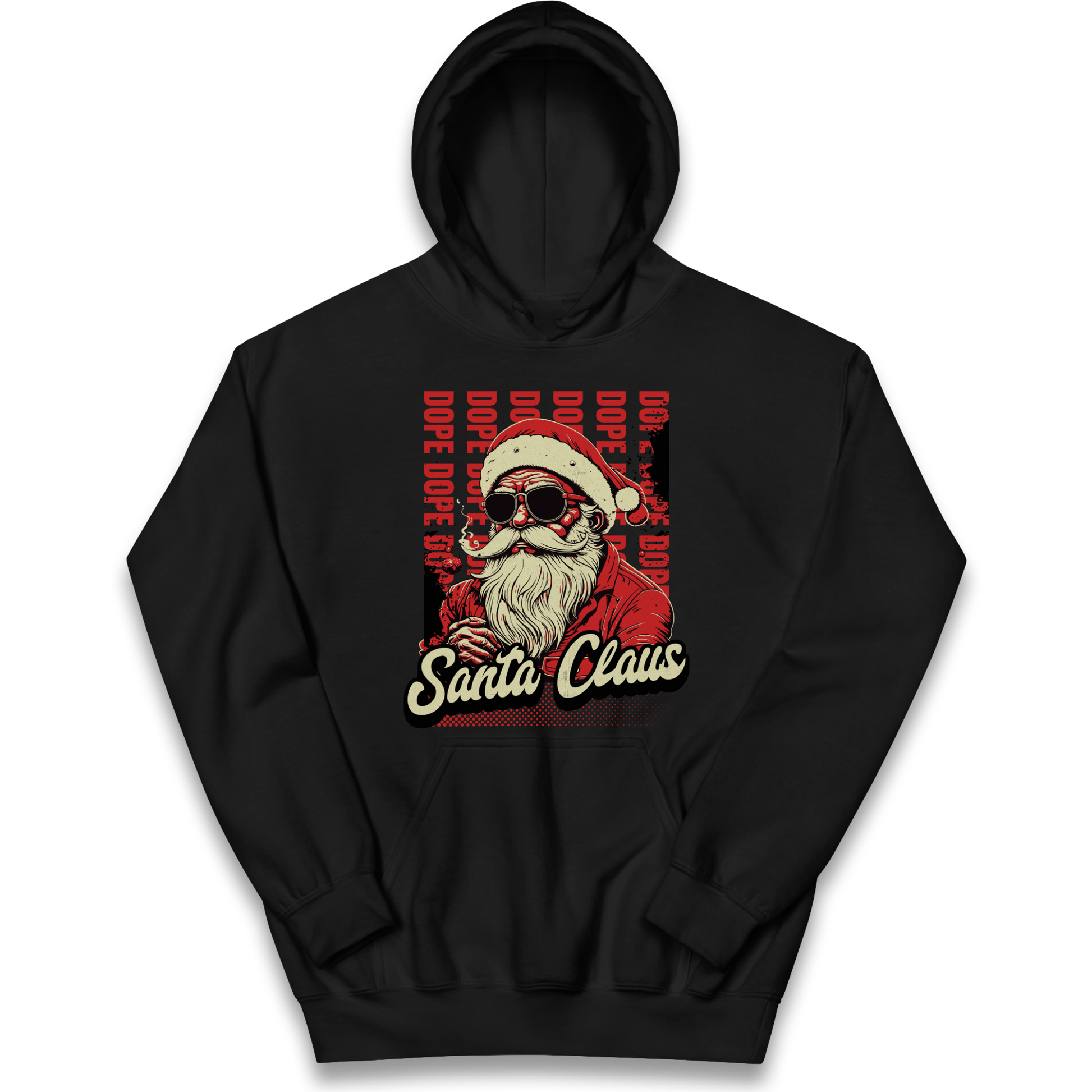 Dope Santa Claus kids hoodie