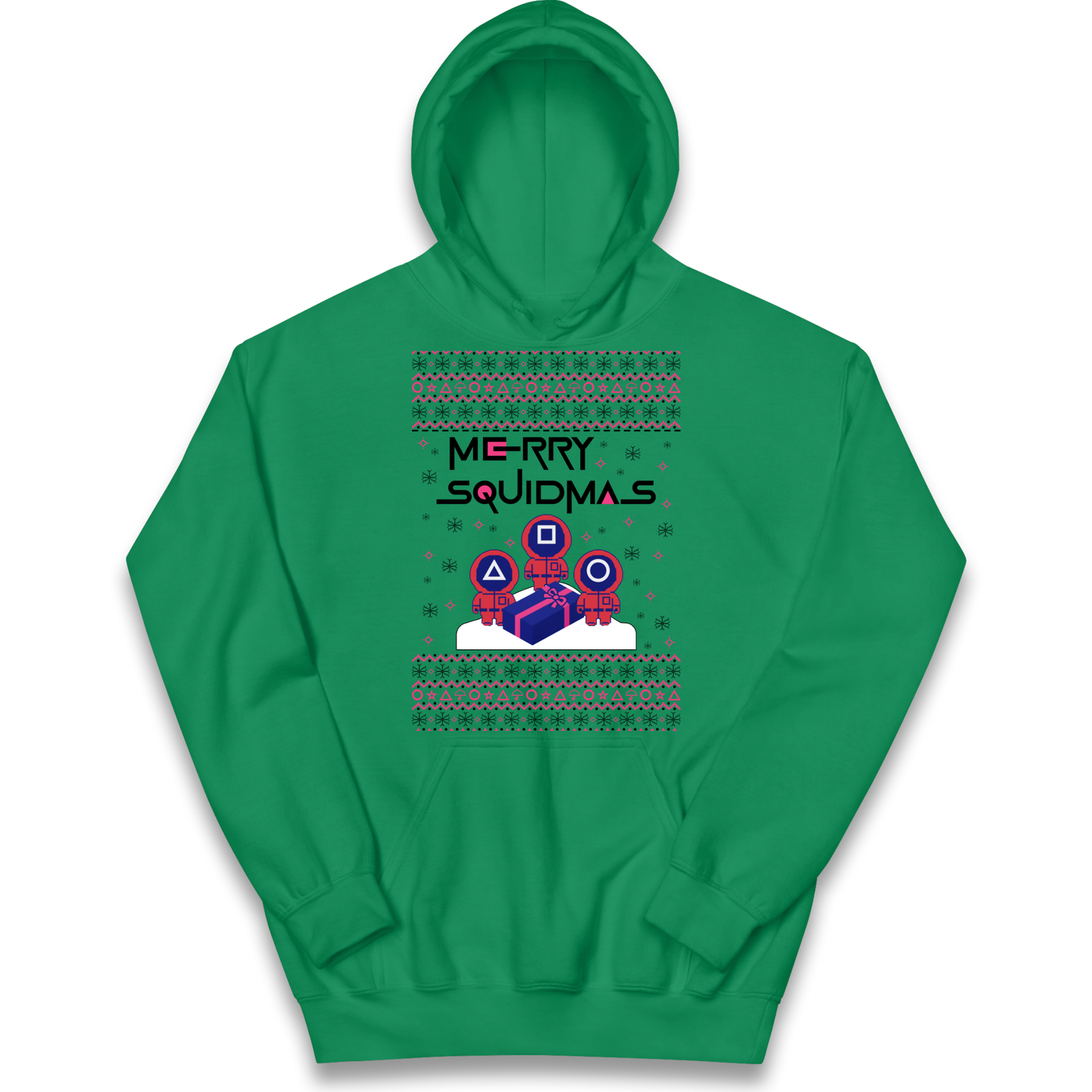 Squid Games Christmas Kids Hoodie