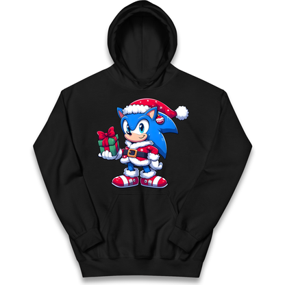Sonic The Hedgehog Santa kids hoodie