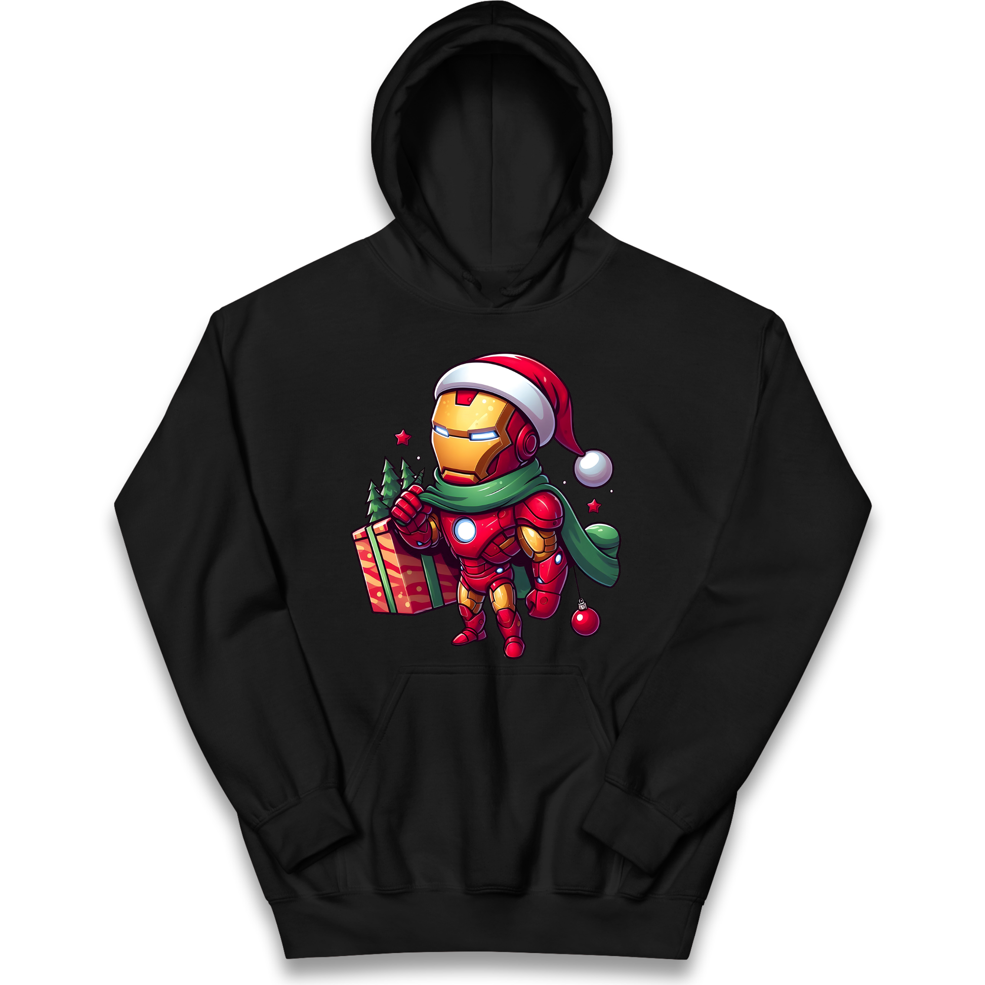 Ironman Santa kids hoodie