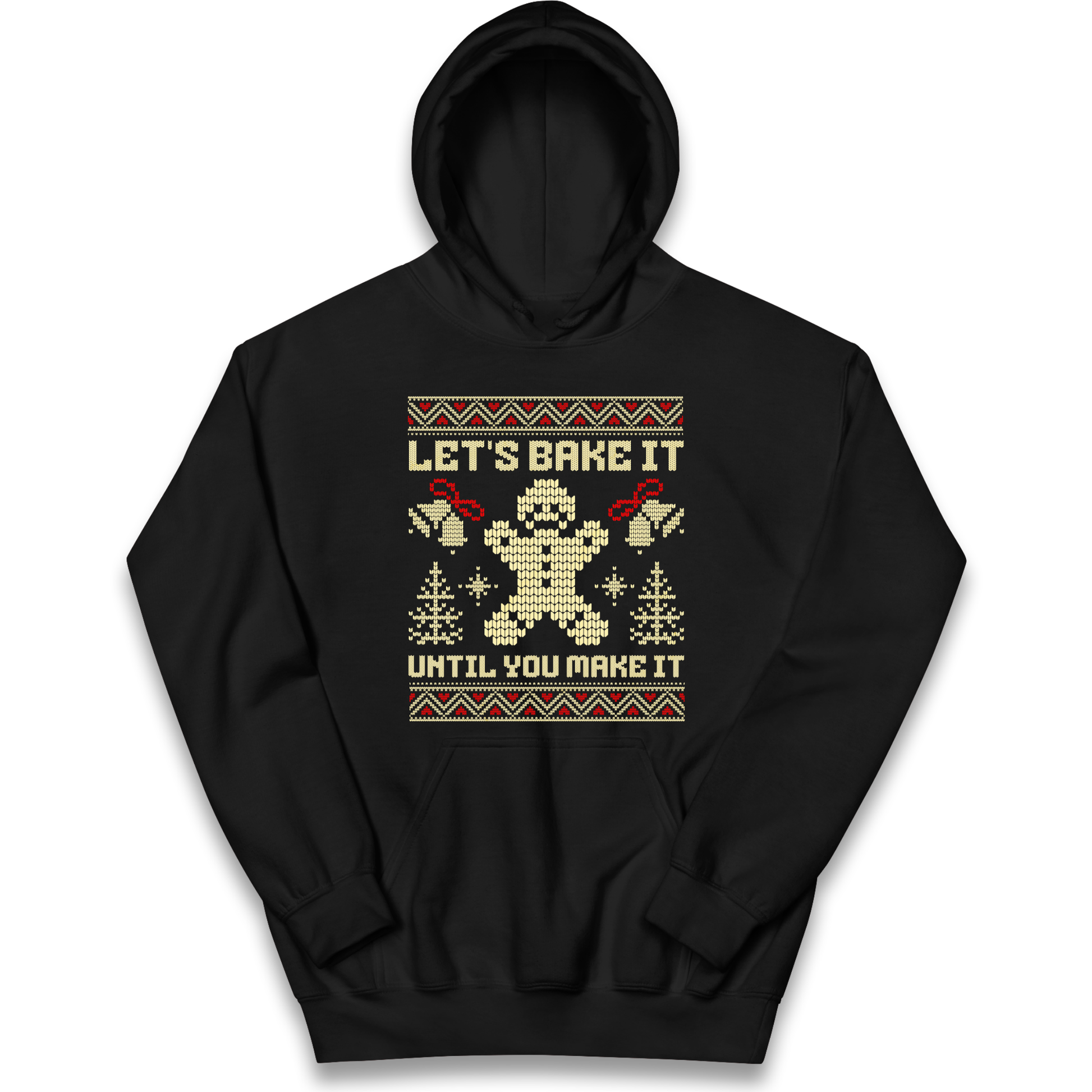 Lets Bake It Until You Make it Christmas kids hoodie