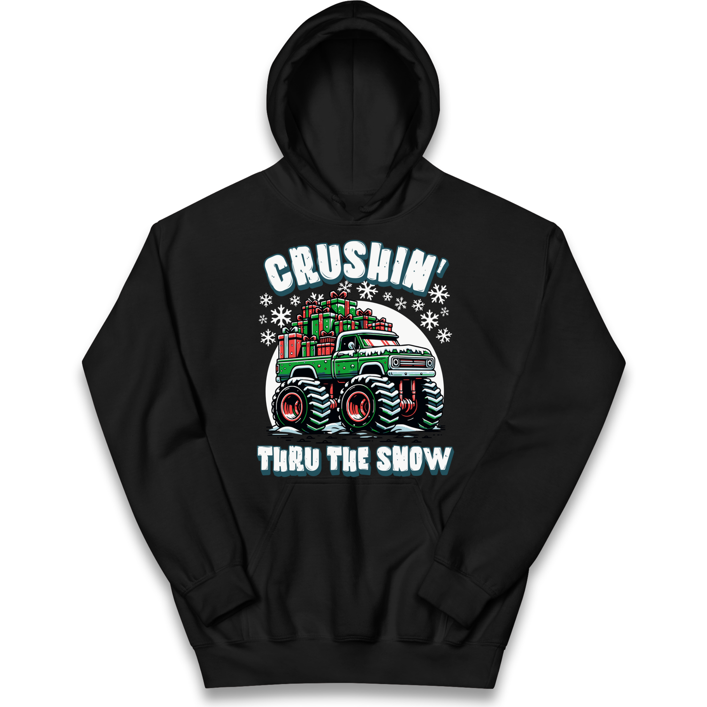 Crushin Thru The Snow kids hoodie