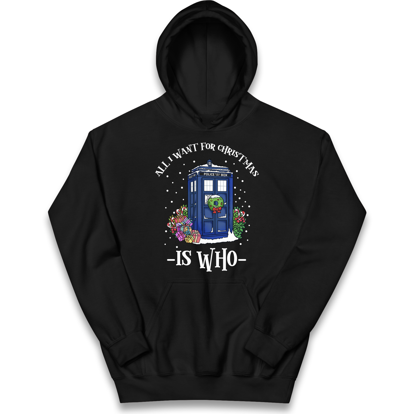 Dr Who Christmas kids hoodie