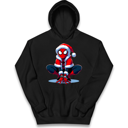 Spiderman Santa kids hoodie
