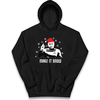 Make It Snow kids hoodie