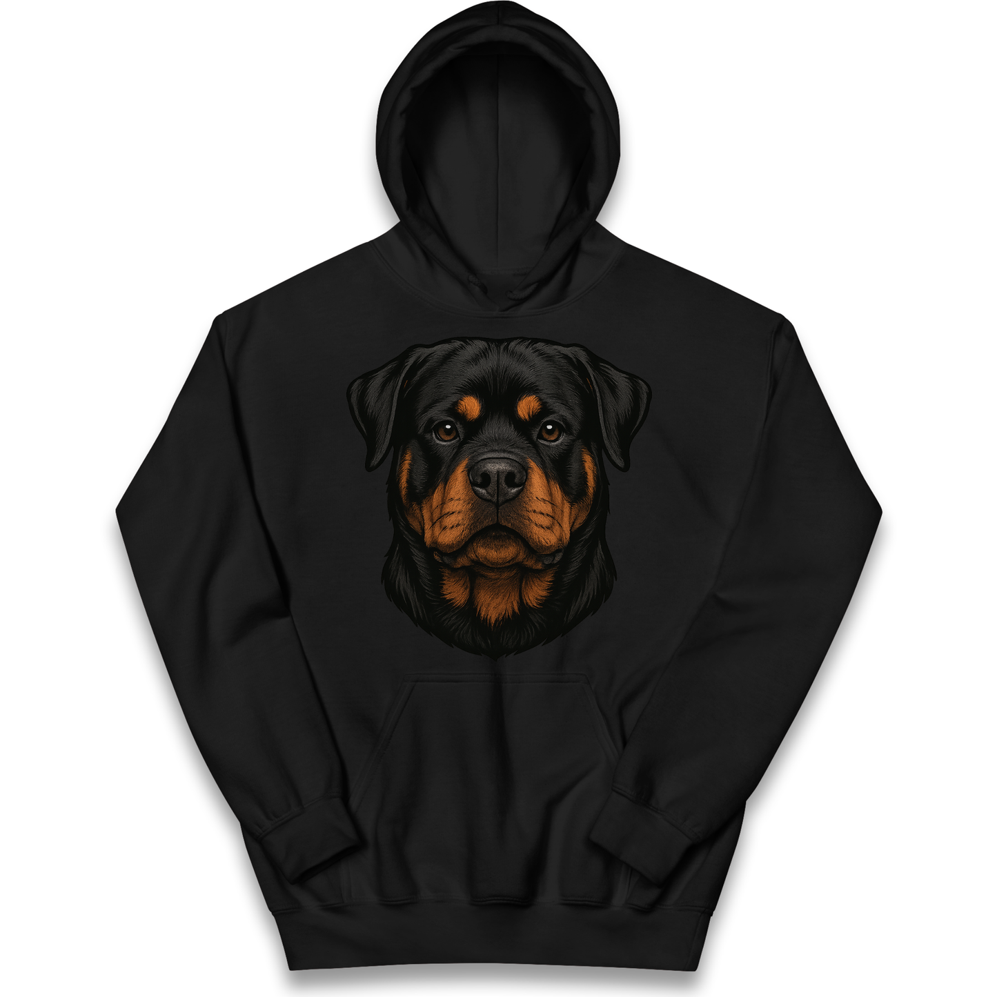 Rottweiler Face kids hoodie