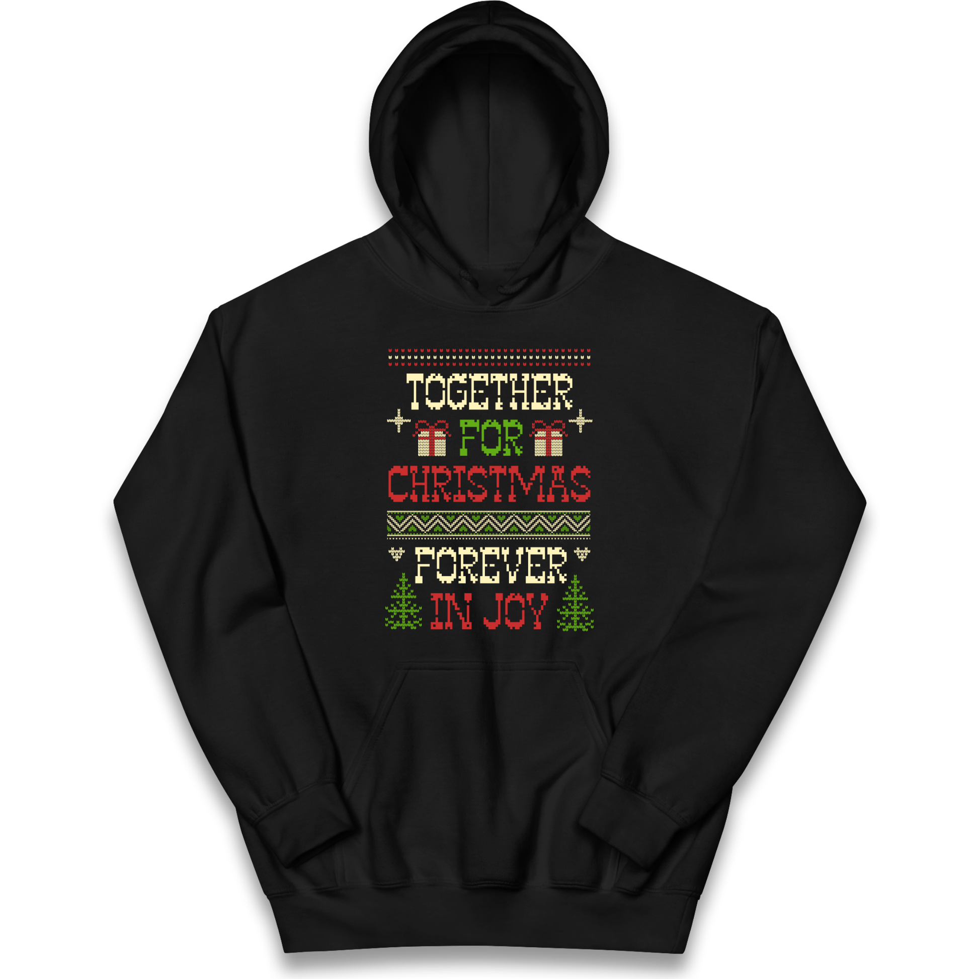 Together for Christmas Forever in Joy Christmas kids hoodie