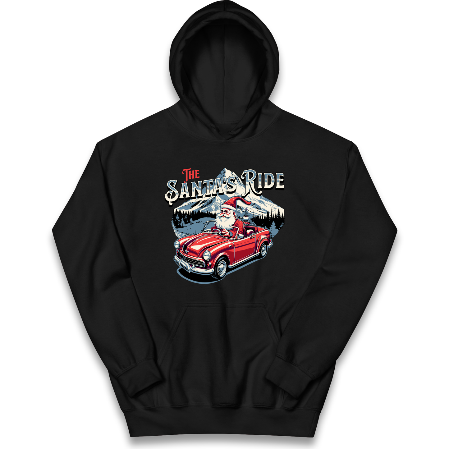 The Santas Ride Christmas kids hoodie