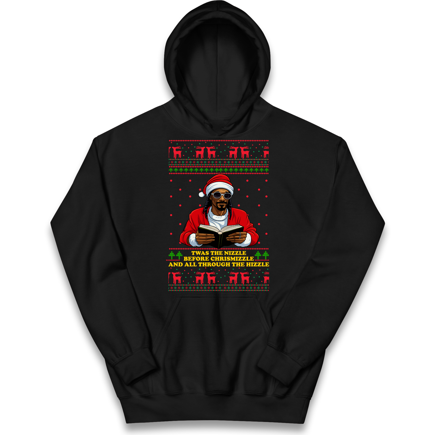 Snoop Dogg Nizzle Christmas Kids Hoodie