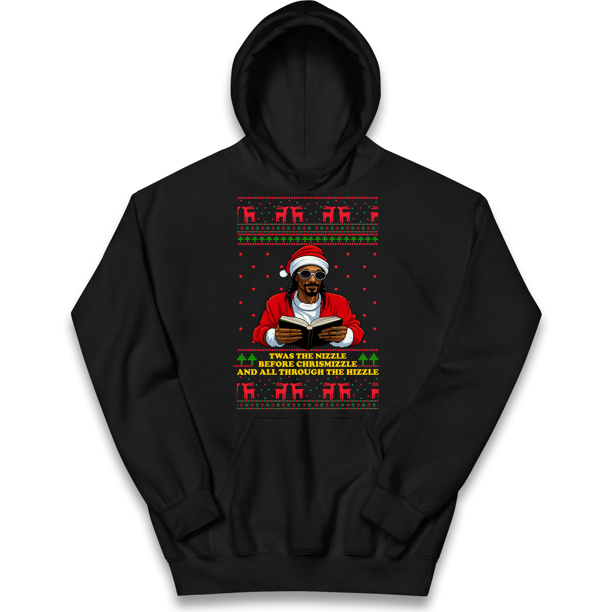 Snoop Dogg Nizzle Christmas Kids Hoodie