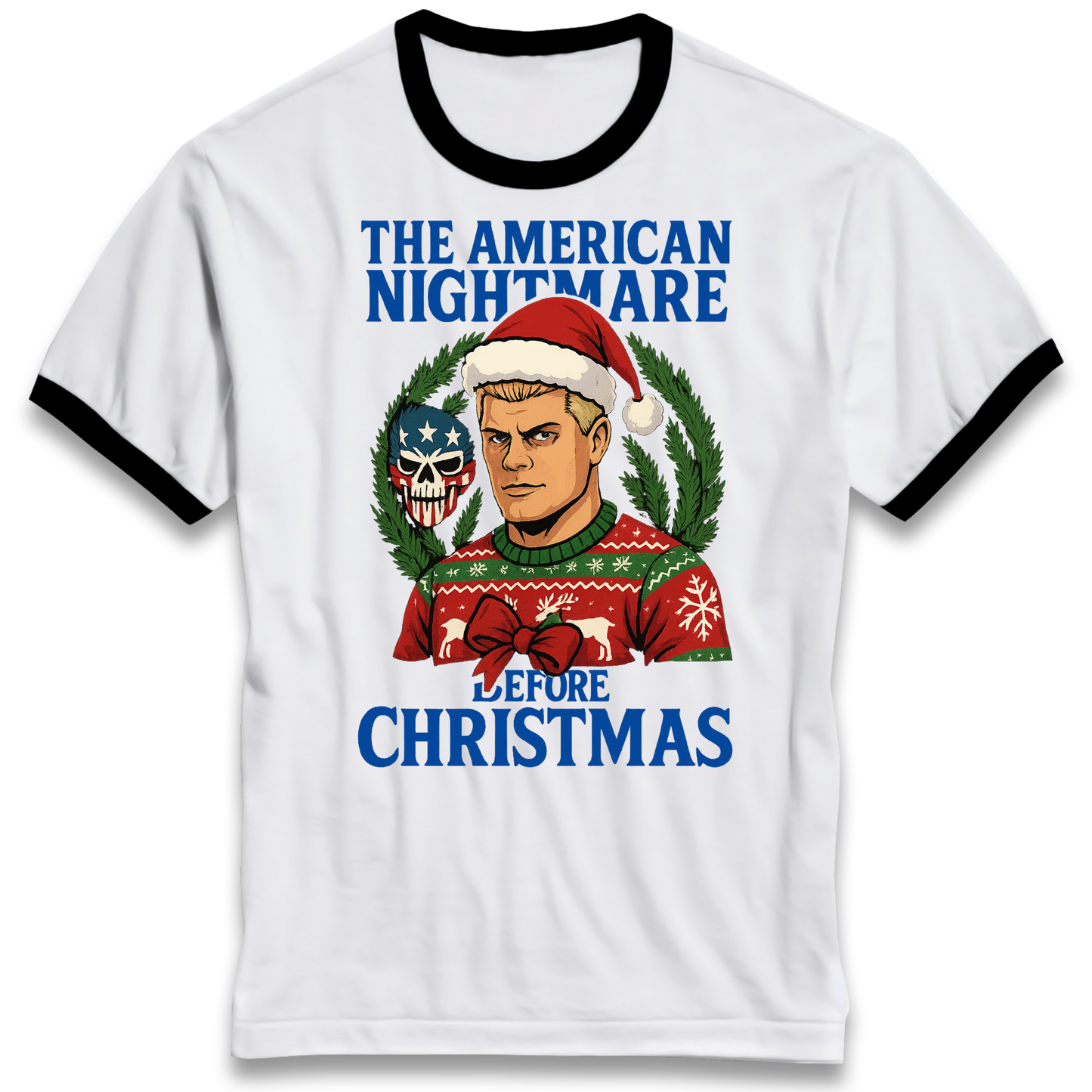 Cody Rhodes Christmas Ringer T Shirt