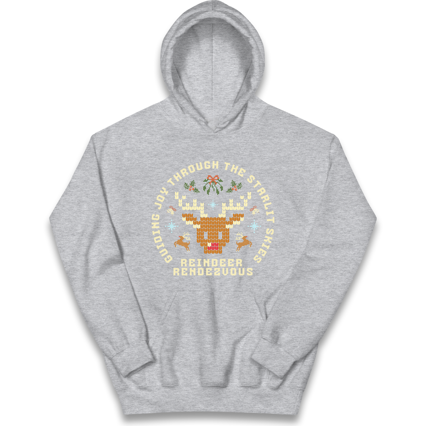 Reindeer Rendezvous Christmas kids hoodie